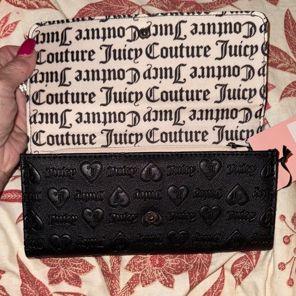 Juicy Couture Black Embossed Wallet - Picture 2 of 5